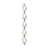 Undulating Panel Wall Mirror – Gold