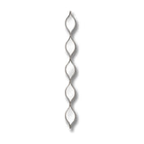 Undulating Panel Wall Mirror – Silver