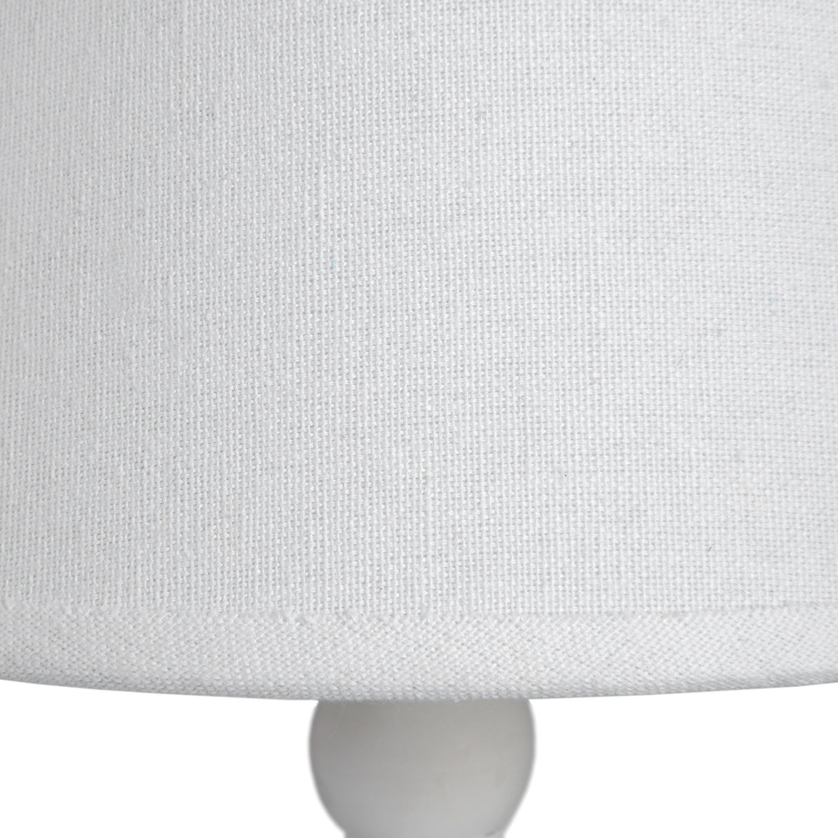 Slim Wooden Table Lamp – White