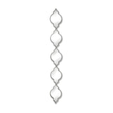 Silver Quatrefoil Decorative Hanging Wall Mirror – Silver