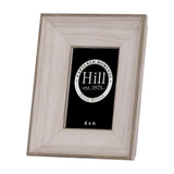 White Washed Wood Photo Frame – White