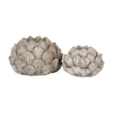 Stone Effect Acorn Tea Light Holder – Beige