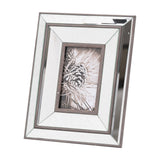 Mirror and Wood Photo Frame – Brown