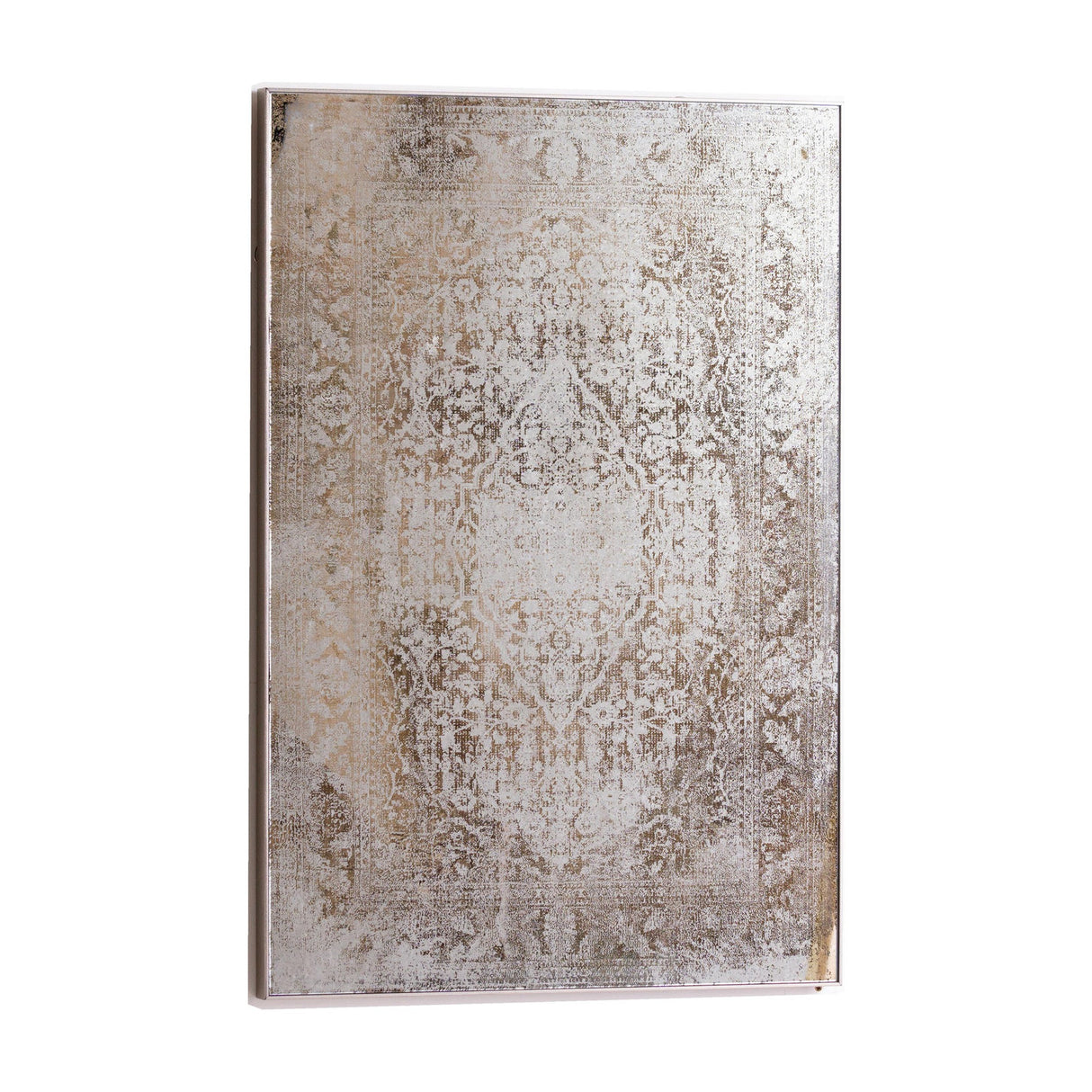 Antique Foxed Wall Mirror – Bronze