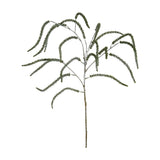 Hill Interiors Festive Amaranthus Trailing Stem with cascading frosted green tassels on a slender branching stem, shown against a plain white background.
