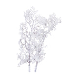 Hill Interiors Snowy Faux Branch 110cm with slender twigs and a frosted white dusting, shown upright against a plain white background.