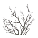 Hill Interiors Large Faux Branch Spray in natural brown moulded plastic, forming a tall bare-branched silhouette shown against a plain white background.