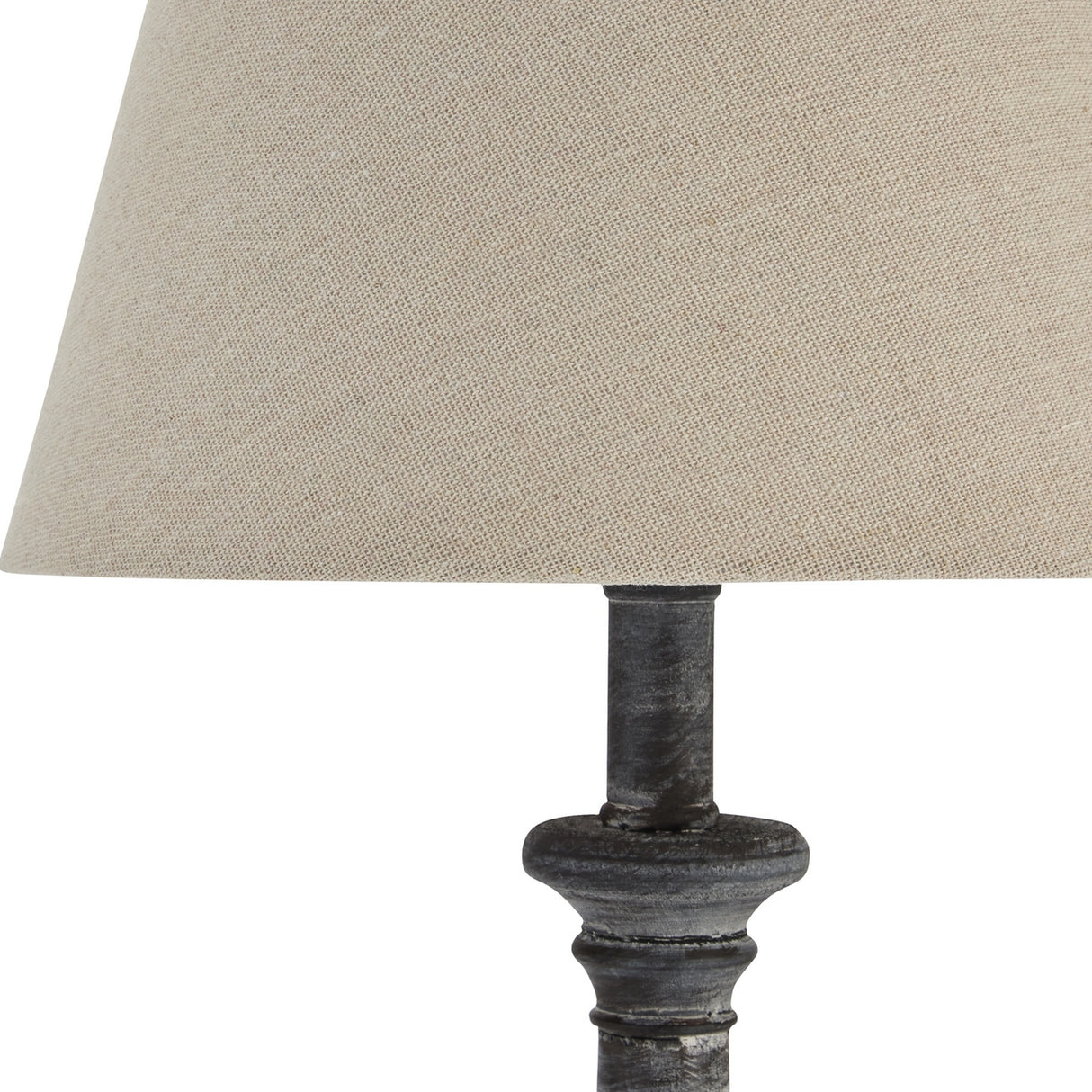 Ondelle Column Table Lamp – Brown