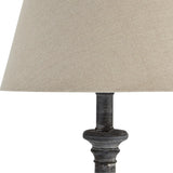Ondelle Column Table Lamp – Brown