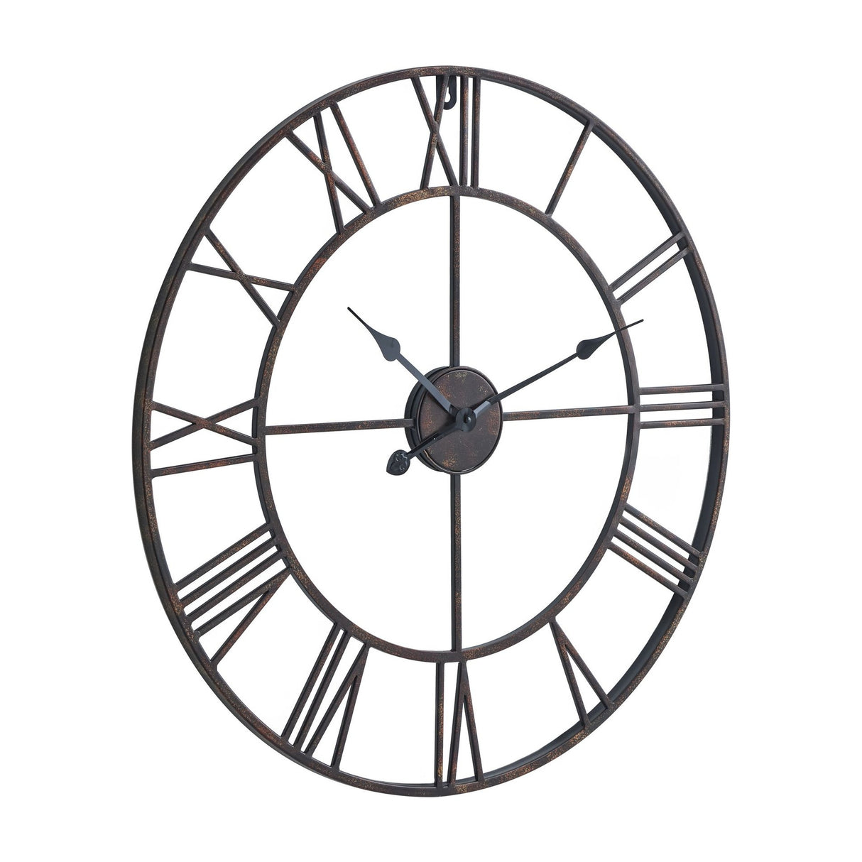 Bronze Skeleton Wall Clock – Bronze