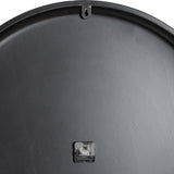 Large Round Metal Wall Clock – Grey