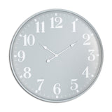 Large Metal Wall Clock – Grey