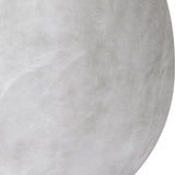 Close-up of the Hill Interiors Small Globe Ceramic Vase in beige, showing the smooth matte finish and rounded spherical body against a plain background.
