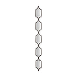 Geometric Collage Wall Mirror – Black