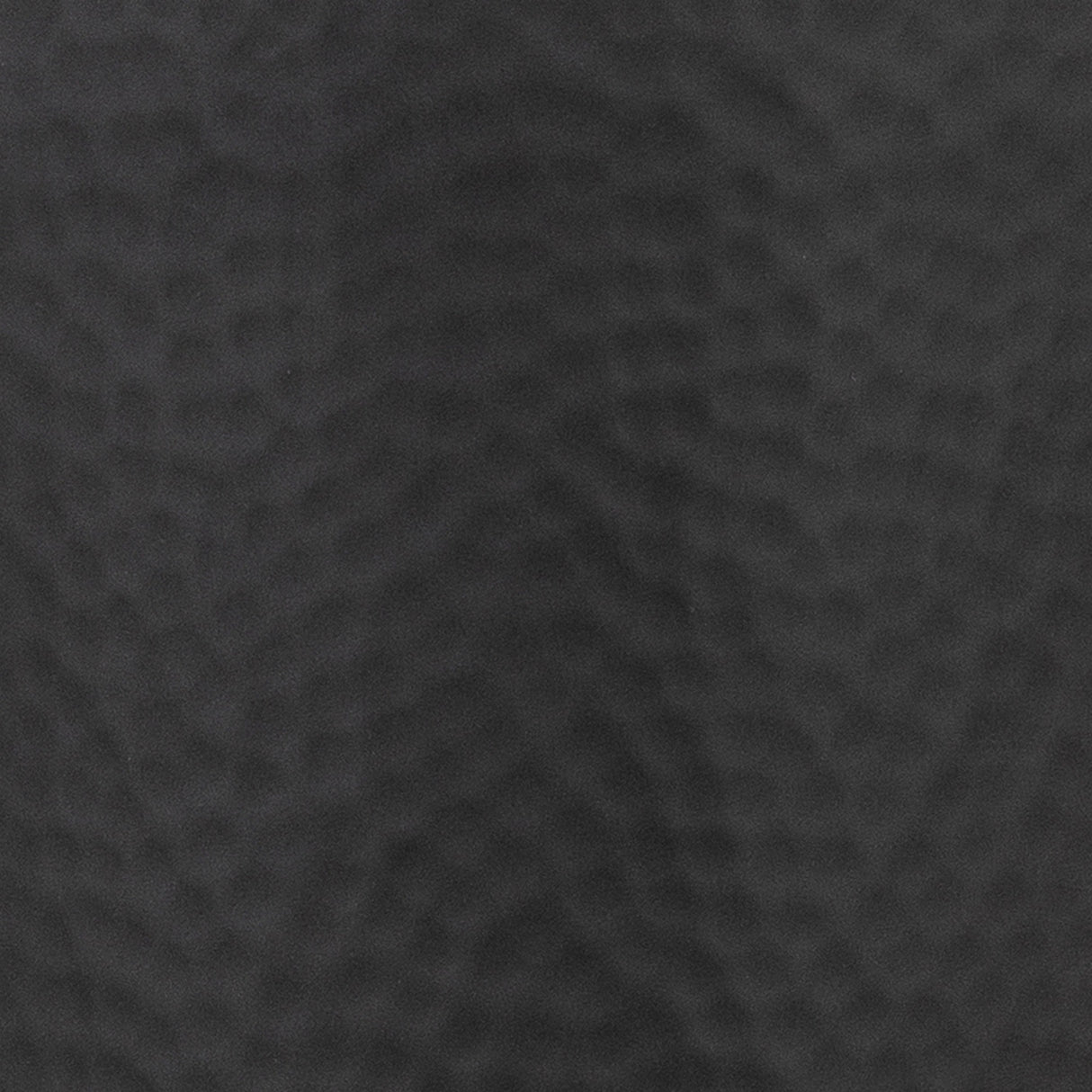 Close-up of the Hill Interiors Matt Black Metal Lidded Vase showing the hand-worked matt black metal surface with subtle textured variation.
