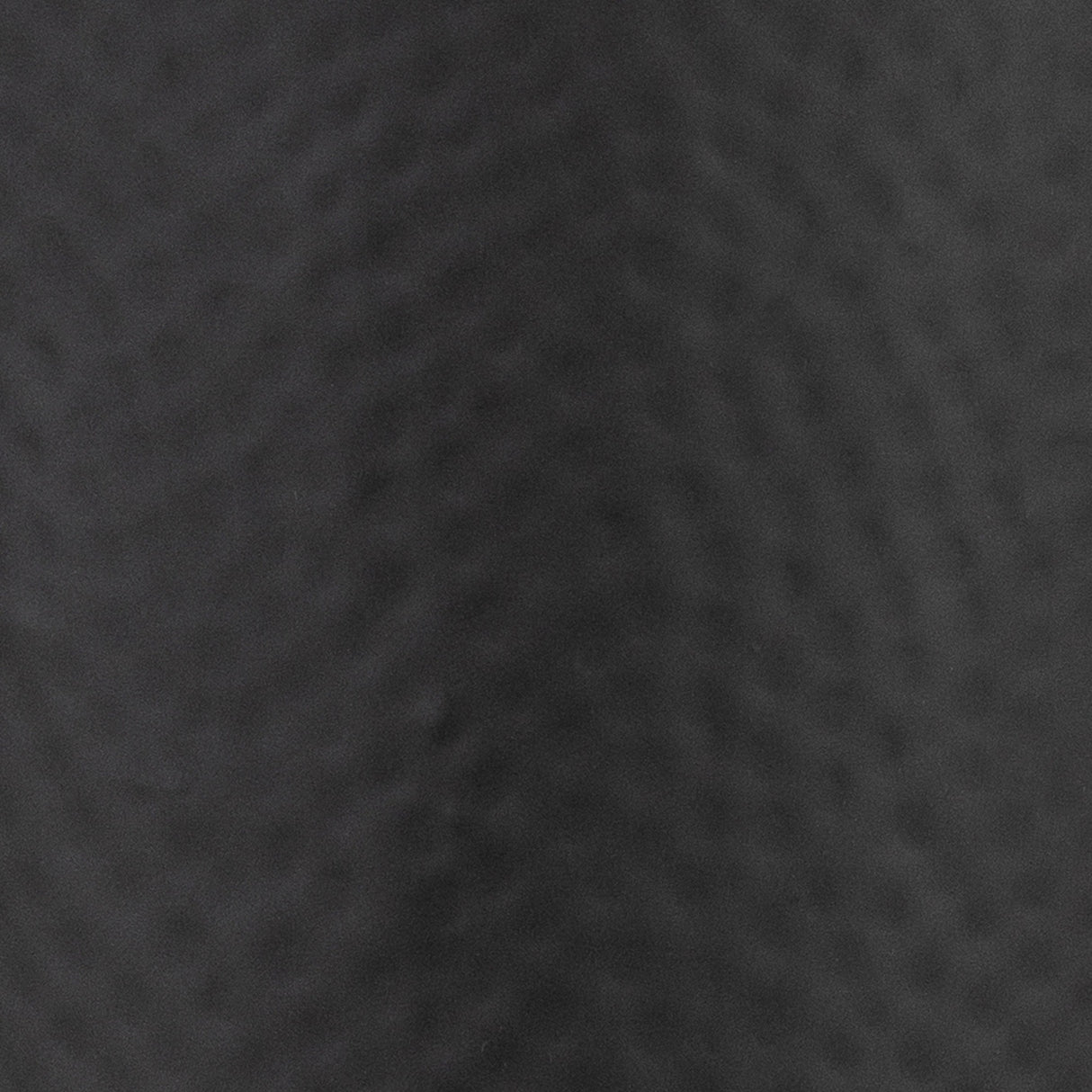 Close-up of the Hill Interiors Matt Black Large Lidded Metal Vase showing its softly textured matt black metal surface.