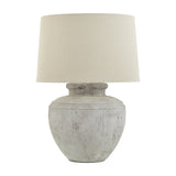 Merenza Ceramic Table Lamp – White