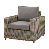 Outdoor Four Seater Metal Garden Set – Beige