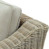 Metal Outdoor Armchair – Beige