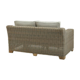 Rattan Two-Seater Garden Sofa – Beige
