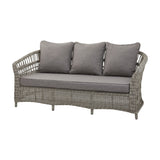 Metal Outdoor Accent Chairs Set – Beige