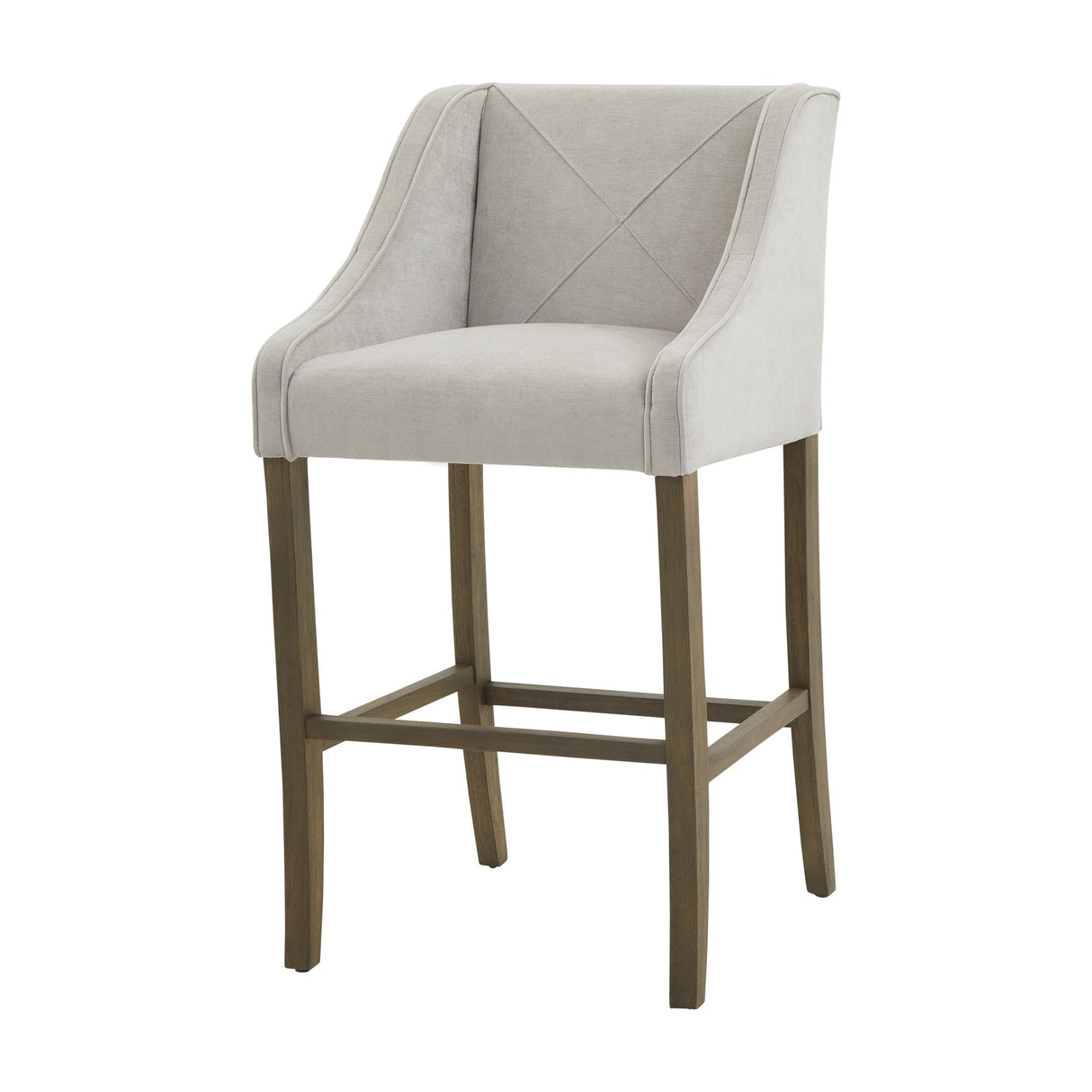 Wooden Bar Stool – Grey