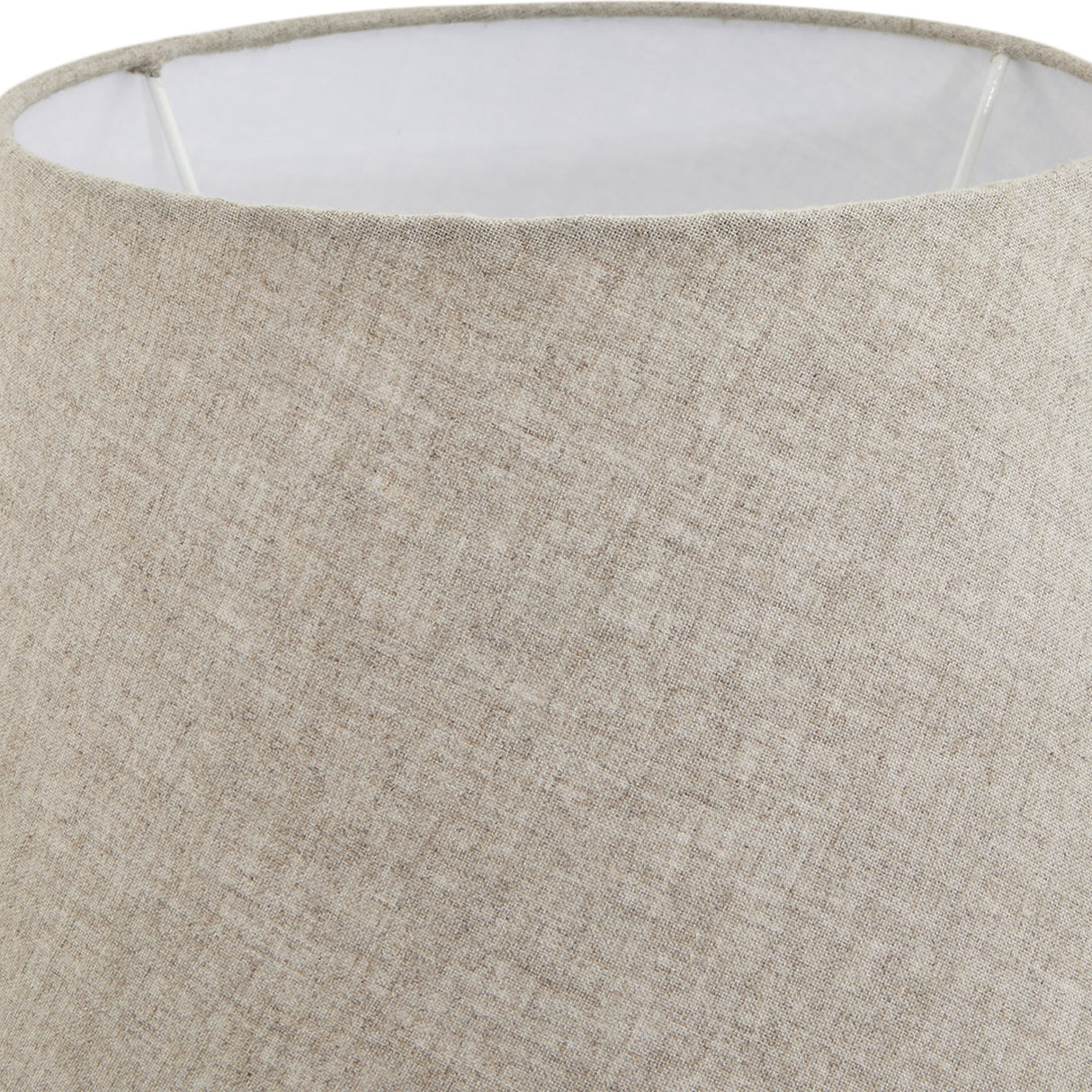 Ferranock Candlestick Table Lamp with Linen Shade – Grey