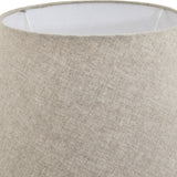 Ferranock Candlestick Table Lamp with Linen Shade – Grey