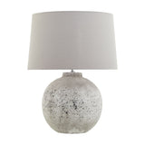 Glavendor Large Stone Ceramic Table Lamp – Beige