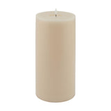 Melt Effect LED Pillar Wax Candle – Beige