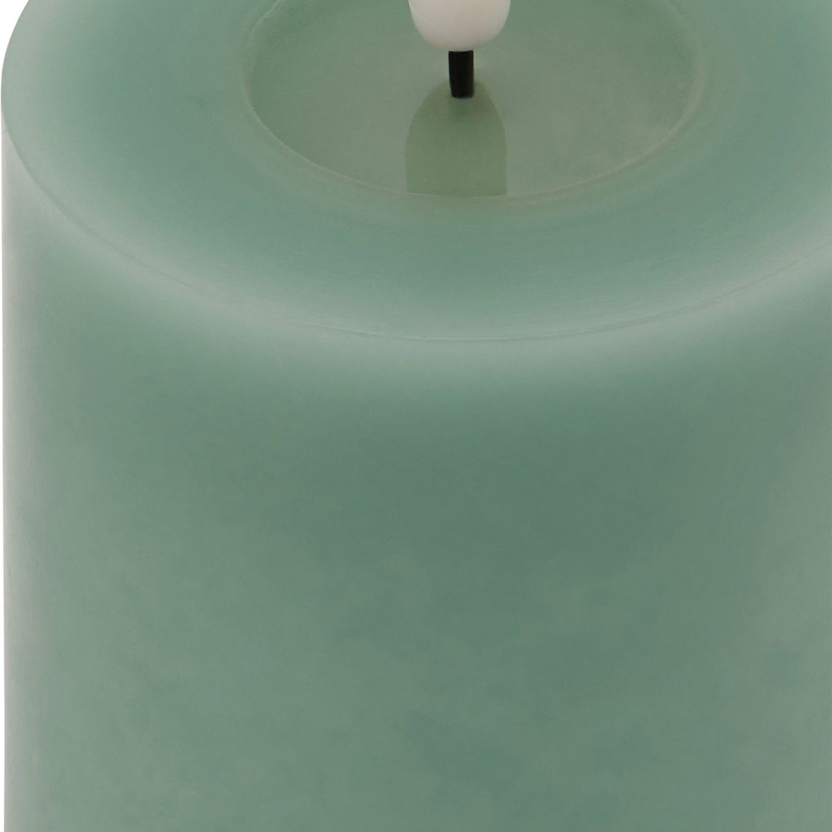 Melt Effect LED Wax Pillar Candle – Green