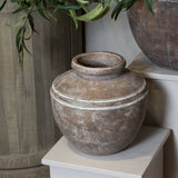 Brown Ceramic Water Pot Planter – Brown