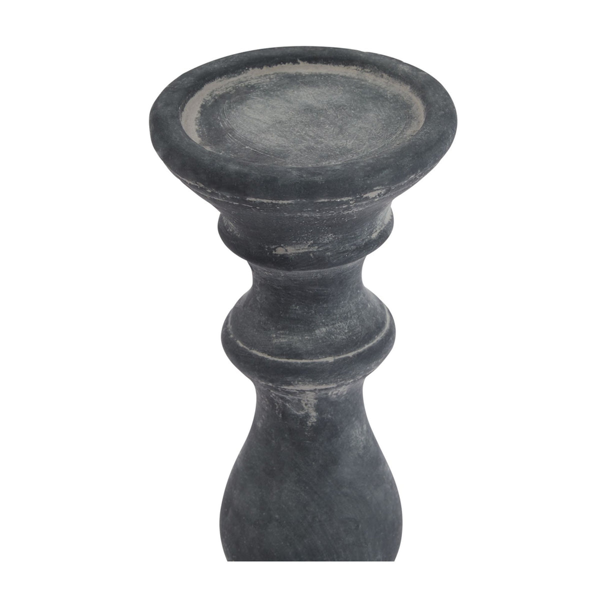 Grey Column Candle Holder – Grey