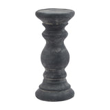 Small Grey Column Candle Holder – Grey