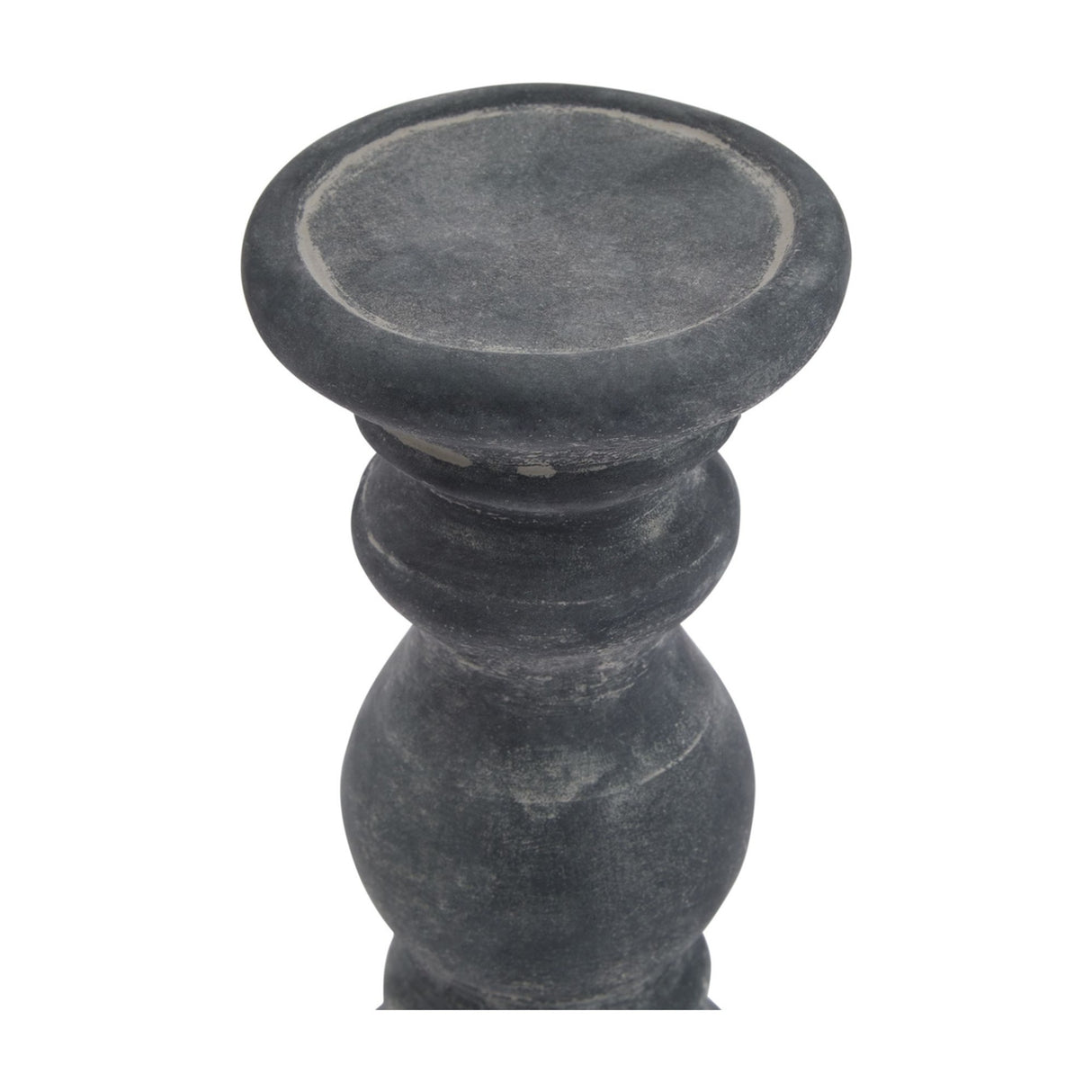 Small Grey Column Candle Holder – Grey