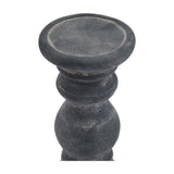 Small Grey Column Candle Holder – Grey