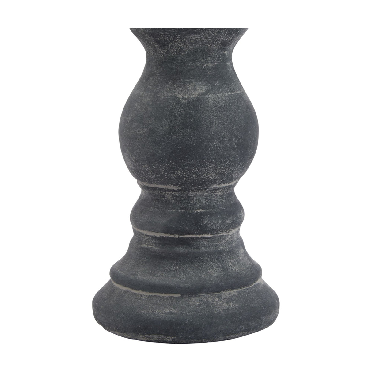 Small Grey Column Candle Holder – Grey