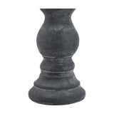 Small Grey Column Candle Holder – Grey