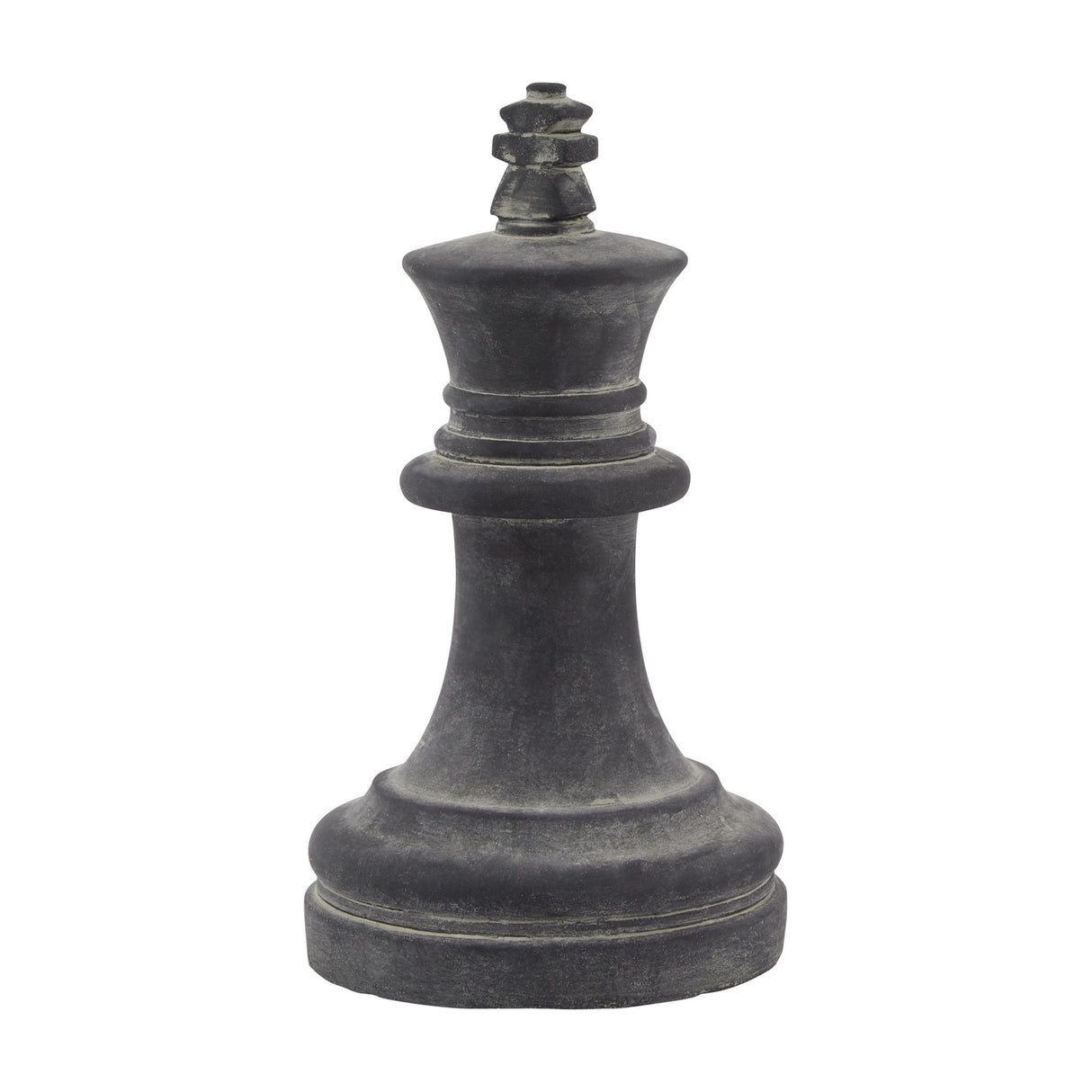 Grey King Chess Piece Ceramic Ornament – Grey