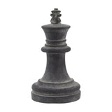 Grey King Chess Piece Ceramic Ornament – Grey