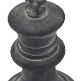 Grey King Chess Piece Ceramic Ornament – Grey