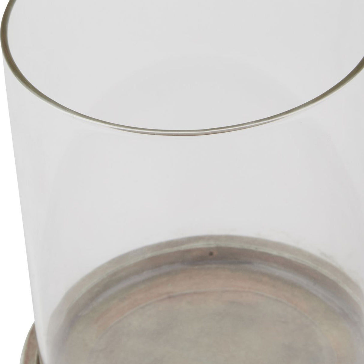 Large Brown Ceramic Hurricane Lantern – Brown