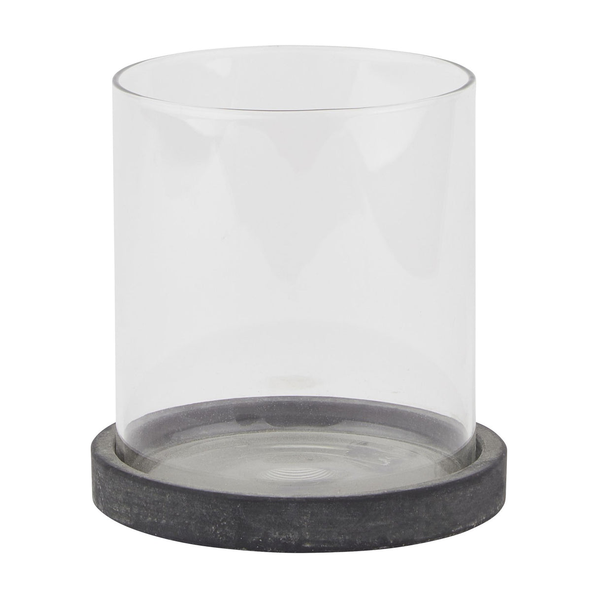 Grey Ceramic Hurricane Lantern – Grey