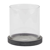 Grey Ceramic Hurricane Lantern – Grey