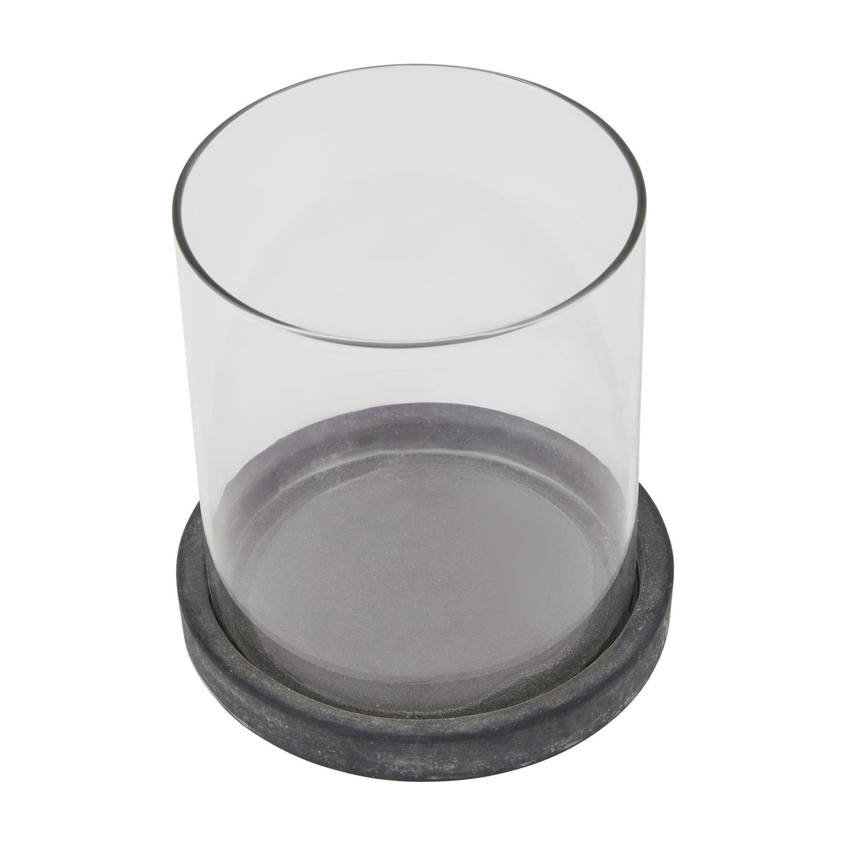 Grey Ceramic Hurricane Lantern – Grey