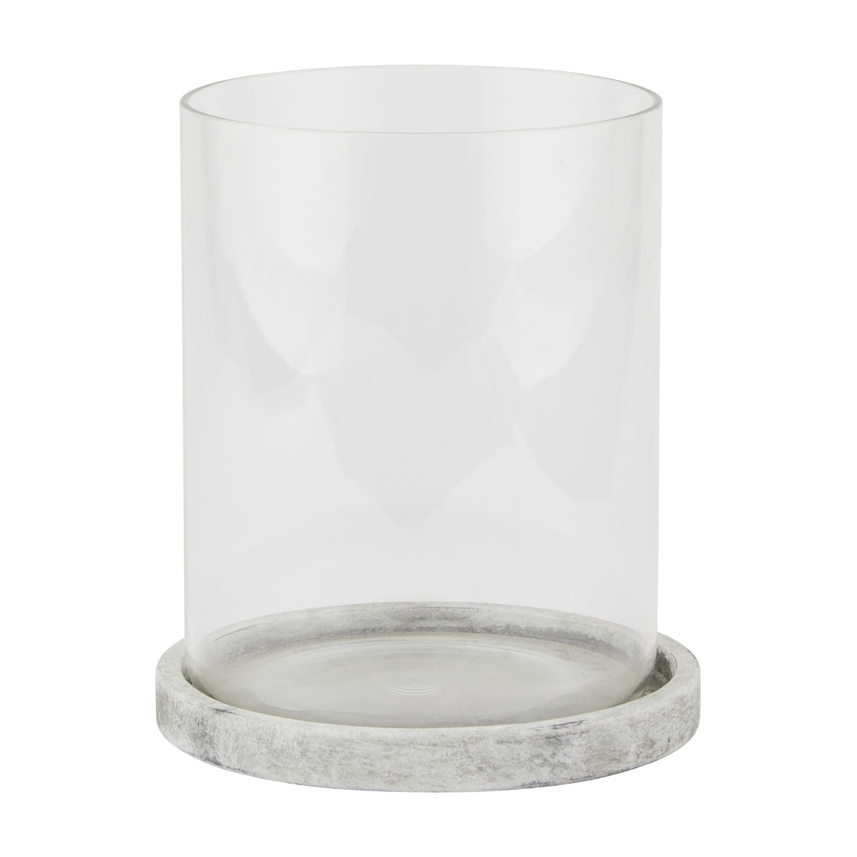 Stone Large Hurricane Lantern – Beige