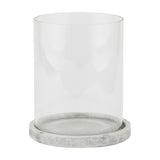 Stone Large Hurricane Lantern – Beige