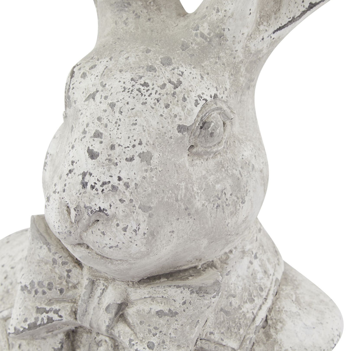 Stone Effect Tuxedo Hare Sculpture – Beige