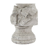 Stone Effect Tuxedo Hare Sculpture – Beige