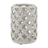 Stone Effect Hurricane Lantern – Beige